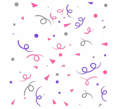 Sticker geometrische vormen levendige arrangementen - TenStickers