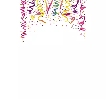 Sticker whitebord versiering slingers - TenStickers
