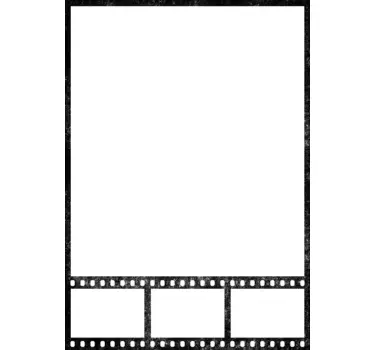 Muursticker whiteboard film frame - TenStickers