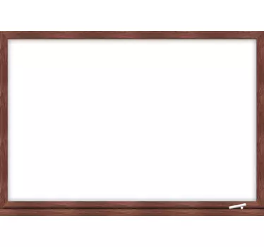 Sticker Whiteboard houten omkadering - TenStickers