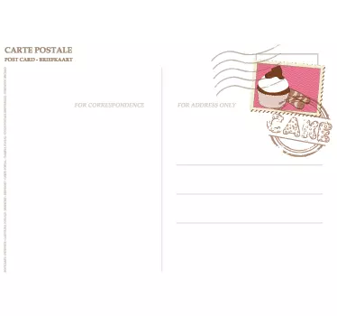 Sticker decoratie whiteboard postkaart - TenStickers