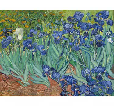 Sticker schilderij bloemen van Gogh - TenStickers