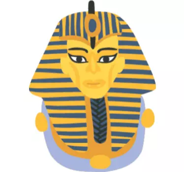 Gestileerde faraofiguur Muursticker kunst - TenStickers