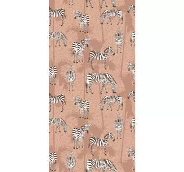 Zebra-patroon omslag huawei sticker - TenStickers