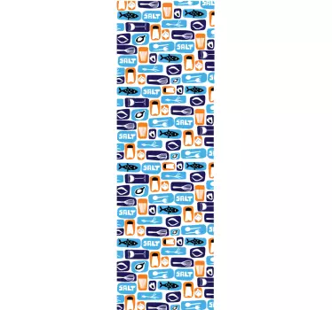 Eten thema koelkast sticker - TenStickers