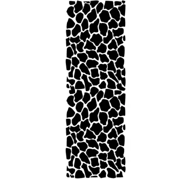 Douchewand sticker giraffe patroon - TenStickers