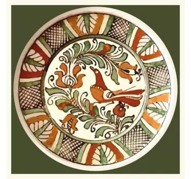 Decoratie sticker circulair sierpatroon - TenStickers