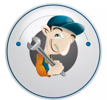 Muursticker monteur - TenStickers