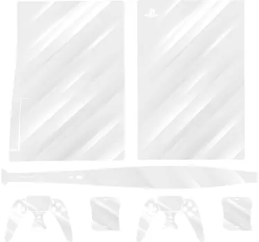 Ps5 sticker witte console skin - TenStickers