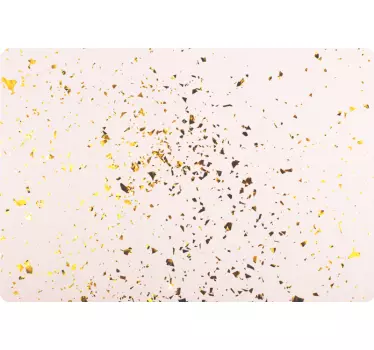 Stickers voor laptop Wit gouden folie textuur - TenStickers