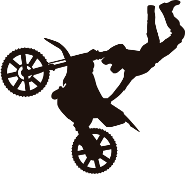 Vinilo decorativo moto freestyle - TenStickers