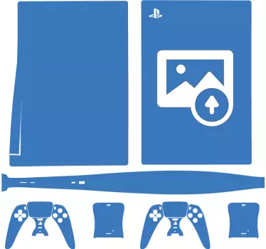 PS5 sticker PS5 personaliseerbaar - TenStickers