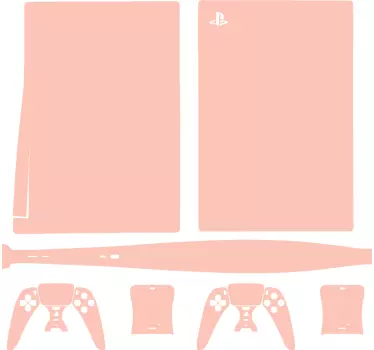 Ps5 sticker peach game accessoires - TenStickers