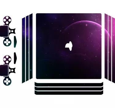 Ps4 sticker galactische controller skin - TenStickers