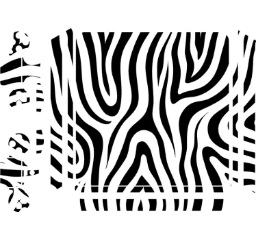 Ps4 sticker zebra strepen look - TenStickers