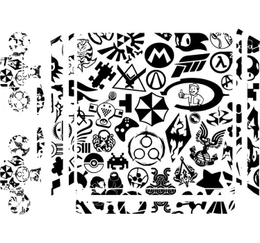 Ps4 sticker gamer iconen verzameling - TenStickers
