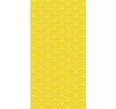 Douchedeur sticker elegante golf motief - TenStickers