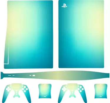 Ps5 sticker gradient controller skin - TenStickers