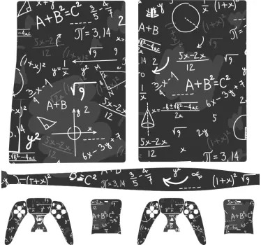 Ps5 sticker wiskundige formules - TenStickers