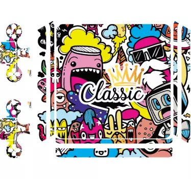 Ps4 sticker levendige animaties en persoonlijkheden - TenStickers