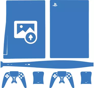 Ps5 sticker tropische surfbus - TenStickers