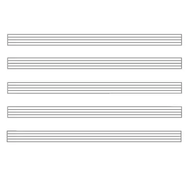 Sticker Muziek whiteboard - TenStickers