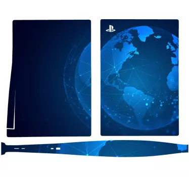 Ps5 sticker wereldverbinding - TenStickers