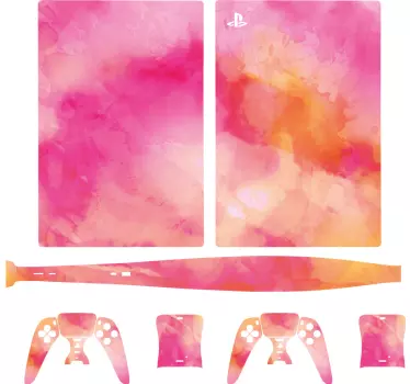 Ps5 sticker waterverf gradient - TenStickers