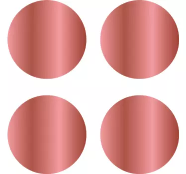 Sticker geometrische vormen circulaire patronen ontwerp - TenStickers