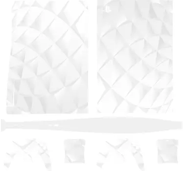 Ps5 sticker met driedimensionale textuur - TenStickers