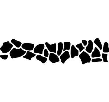 Sticker geometrische vormen abstracte steenformatie - TenStickers