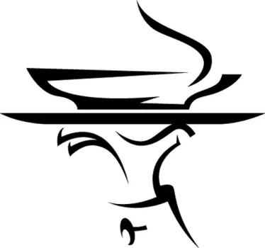 Muursticker keuken gastronomie serveren menu - TenStickers
