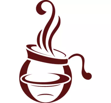 Sticker gastronomie koffie - TenStickers