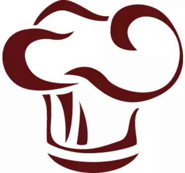 Sticker keuken koksmuts - TenStickers