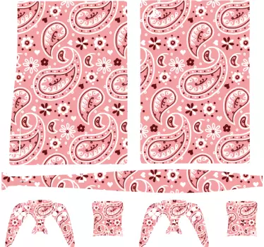 Ps4 sticker in paisley stijl - TenStickers