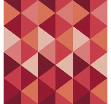 Muursticker geometrische driehoeken - TenStickers