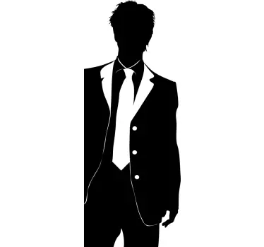 Coole man in pak sticker - TenStickers