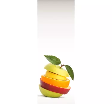 Koelkast sticker ijskast schijven fruit - TenStickers