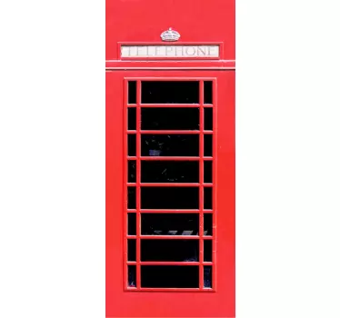 Koelkast sticker britse telefooncel - TenStickers