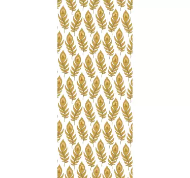 Douchedeur sticker elegant blad element - TenStickers