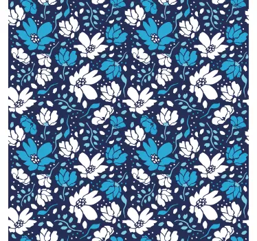 Meubel sticker bloempatroon lades - TenStickers