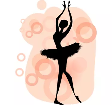 Sticker dans ballerina - TenStickers