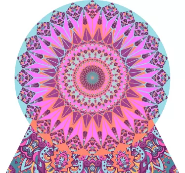Sticker geometrische vormen levendig geometrisch motief - TenStickers