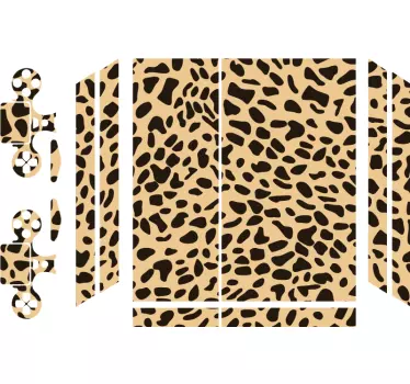 Ps4 sticker dierenprint hoes - TenStickers