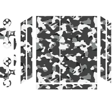 Ps4 sticker camo patroon stijl - TenStickers