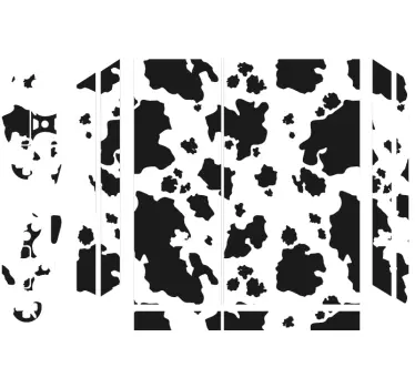 Koeienpatroon omslag ps4 sticker - TenStickers