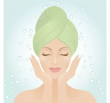 Ontspannende spa-ervaring fashion sticker - TenStickers