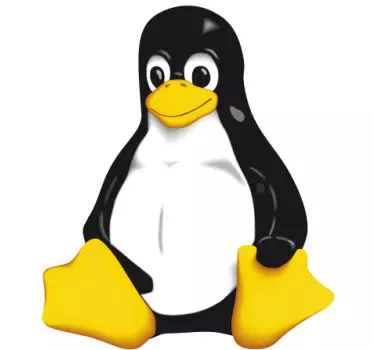 Laptop sticker pinguïn logo linux - TenStickers