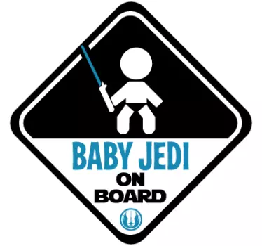 Decoratiesticker Baby aan Boord Van uw Auto - TenStickers