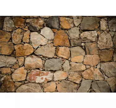 Rustieke steentextuur meubel sticker - TenStickers